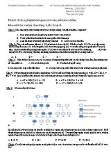Đề thi học sinh giỏi cấp trường Sinh học 9 - Năm học 2016-2017 - Trường THCS Nguyễn Huy Tưởng